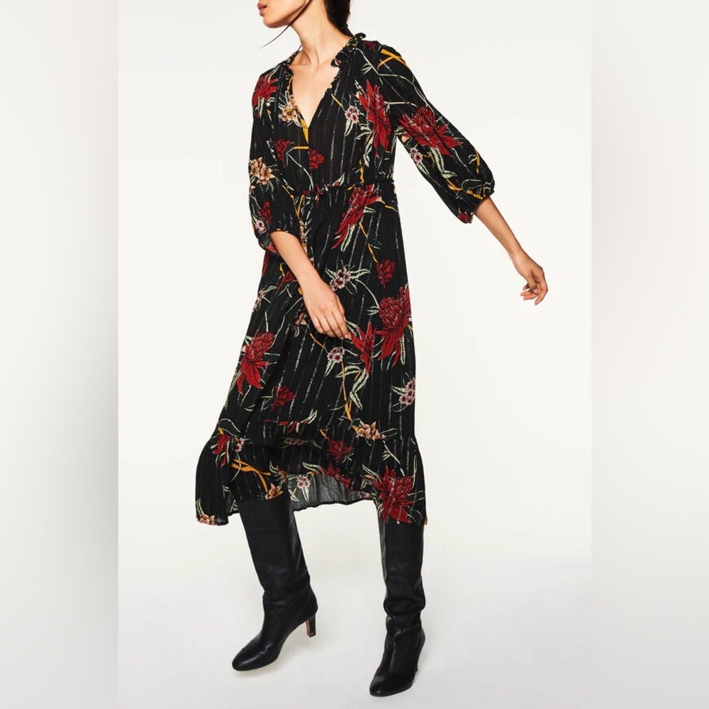 **BA&SH PATTY FLORAL DRESS** - Picture 3 of 11